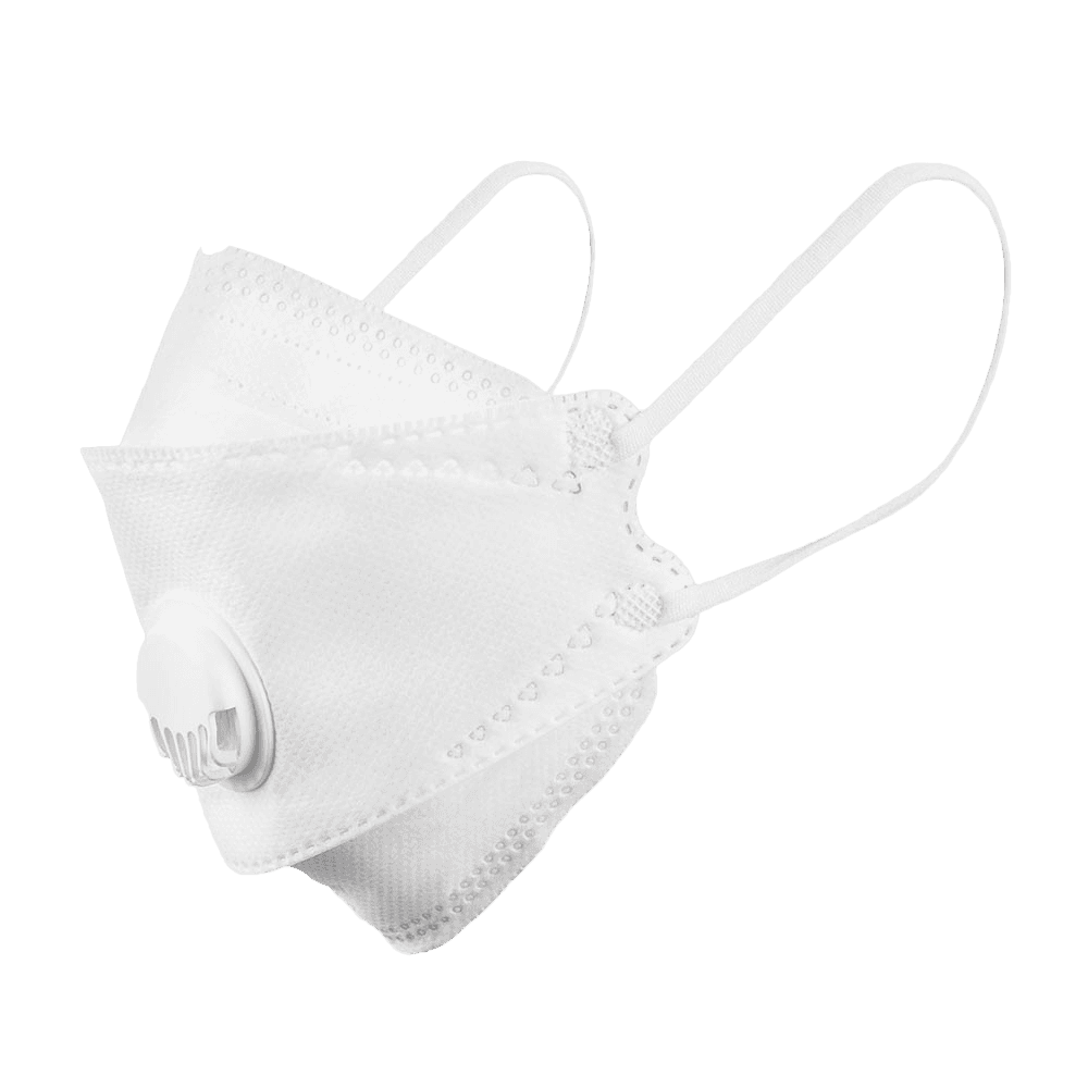 FM201 P2V Respirátor FFP2 Biely s výdychovým ventilom